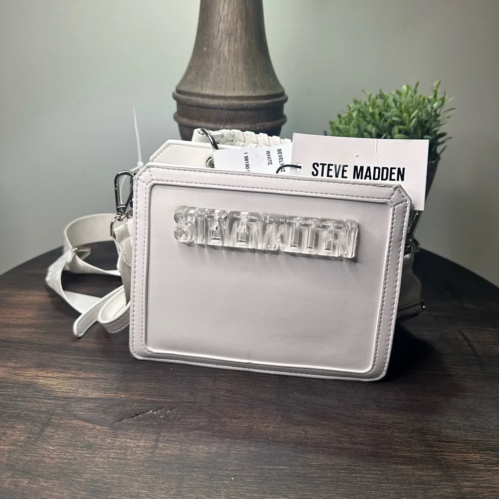 Steve Madden White Crossbody Bag - Picture 1 of 15